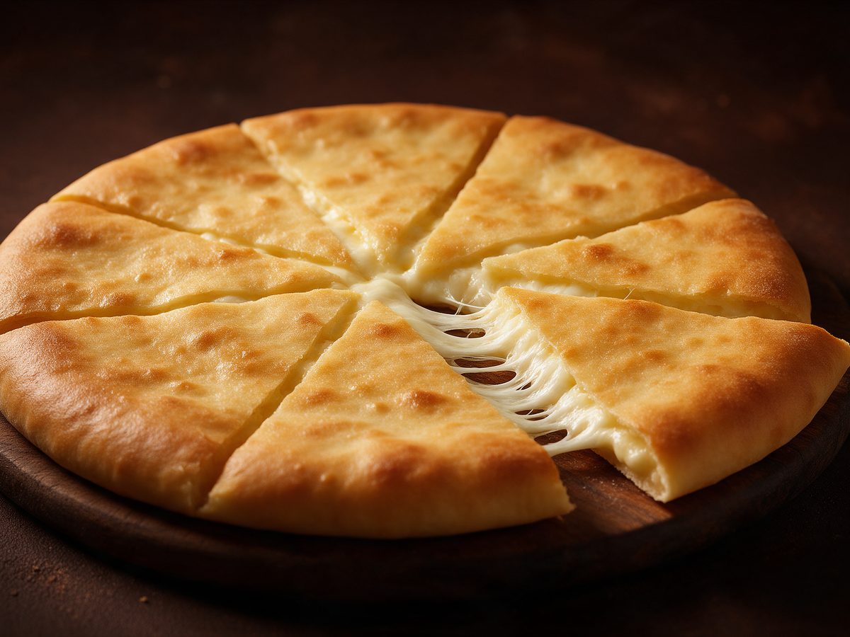 Imeruli khachapuri · Georgian food in Vancouver, Deda